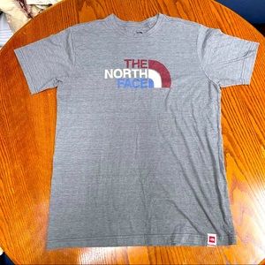 The North Face Red White Blue Logo Slim fit Shirt
